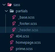 Jekyll Sass File Stucture